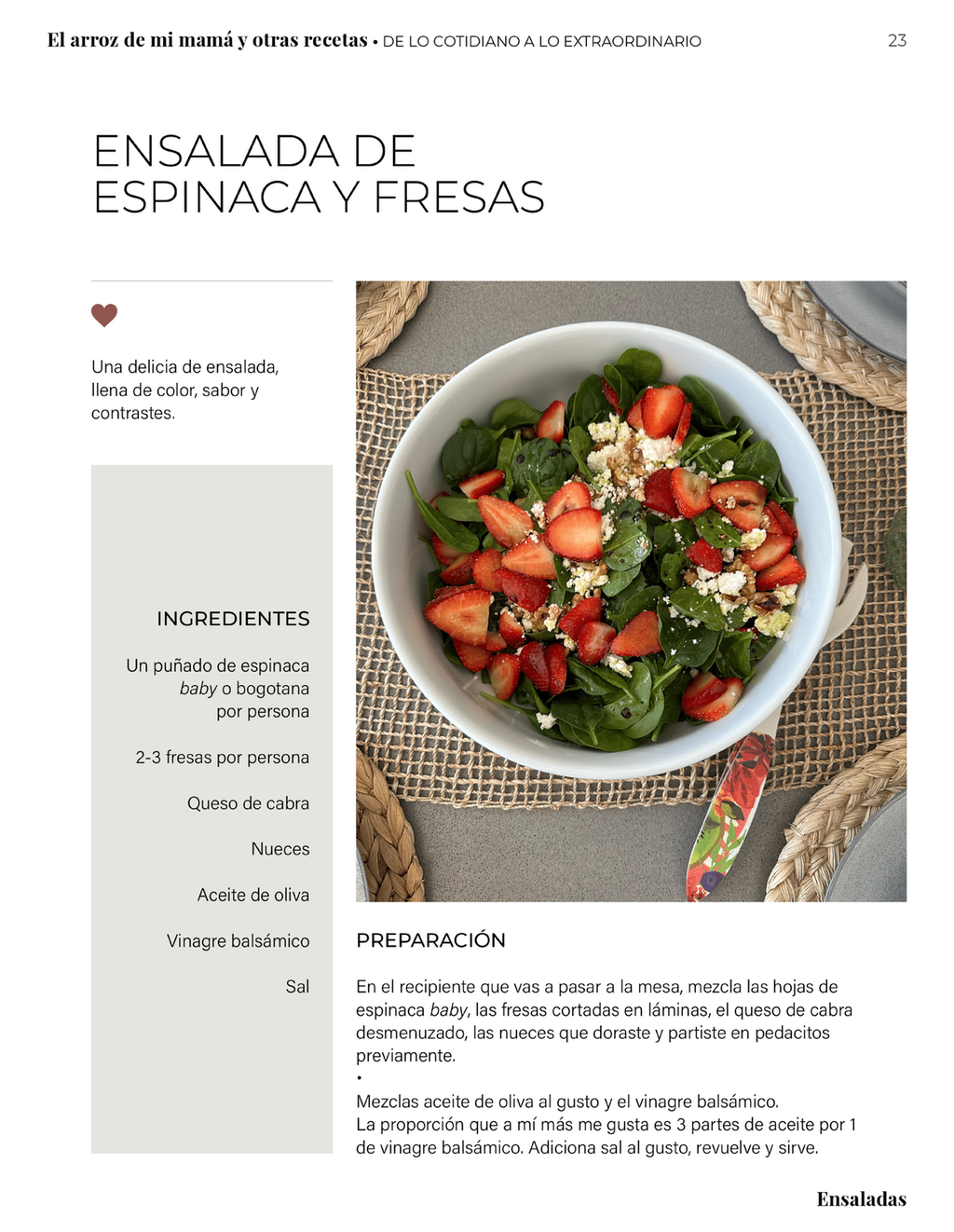 E-BOOK: El arroz de mi mamá y otras recetas. De lo cotidiano a lo extraordinario